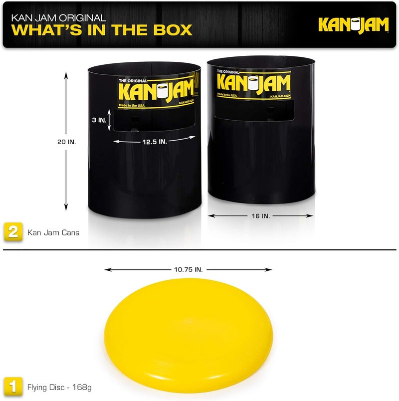 Kan Jam Original Disc Toss Game - Outdoor Fun for Backyard, Beach, and Park - Image 2